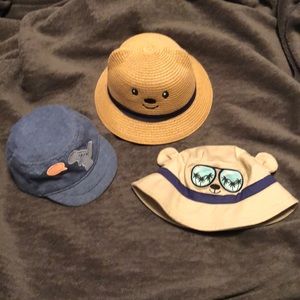 Baby hats set of 3